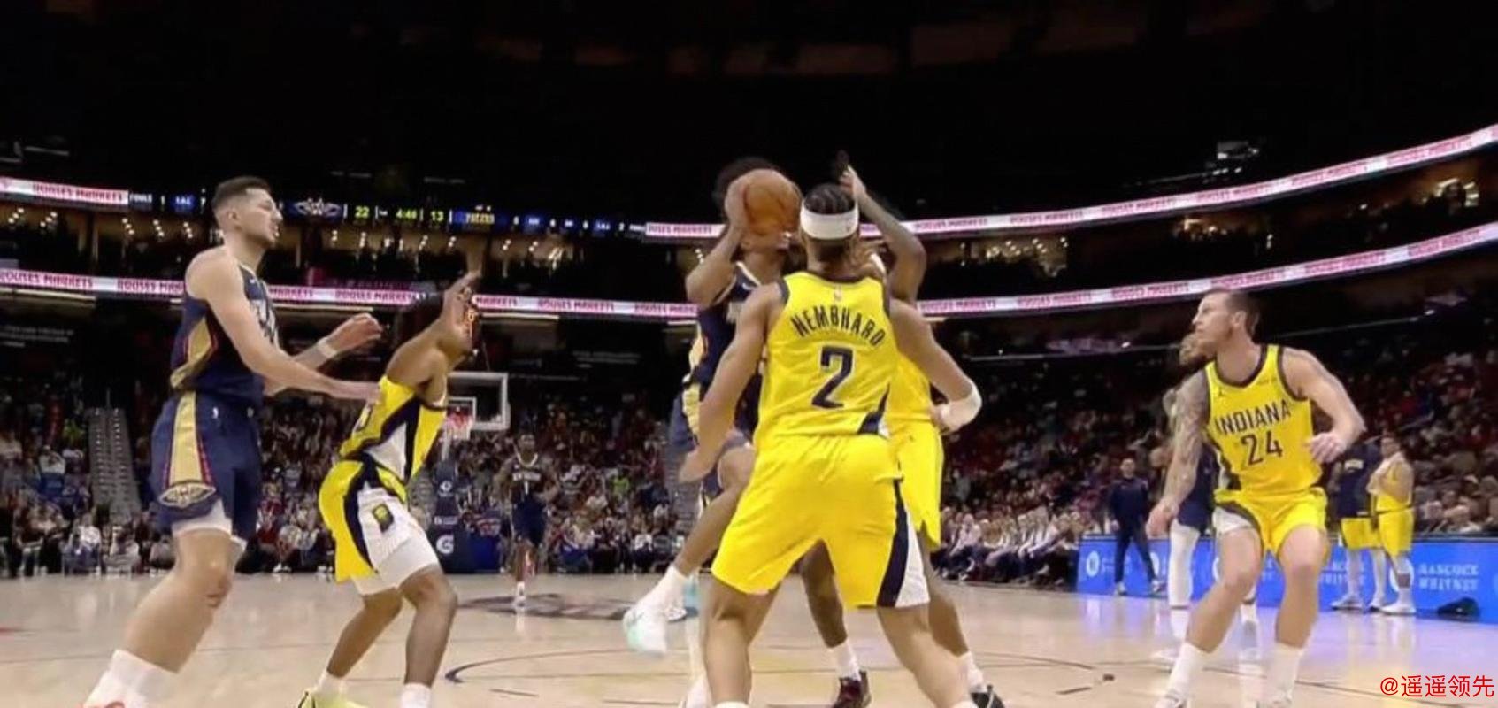 赫夫29+9锡安27+7 步行者主场战胜鹈鹕