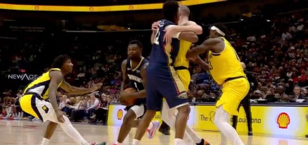 巅峰国际 赫夫29+9锡安27+7 步行者主场战胜鹈鹕